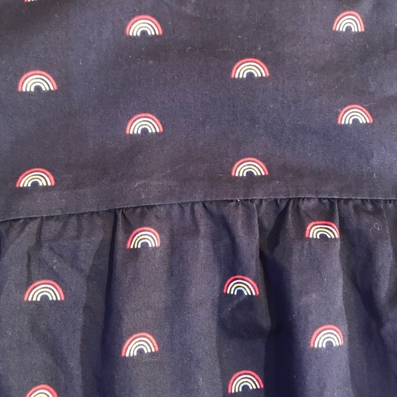 Gymboree Rainbow Peasant Top Navy Girls Lg 10/12 - Picture 3 of 5